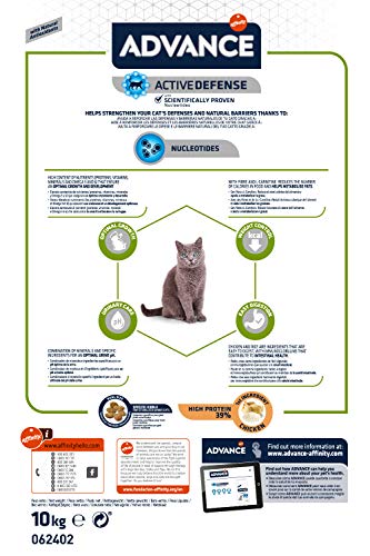 ADVANCE Pienso para Gato Esterilizado Junior - 10 kg