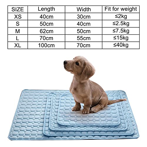 AJFWEJFcwtz Manta Lmpermeable Perro Matera de perro enfriamiento de verano Alfombrilla de verano for perros Cat Manta Sofá Sofá Mascota transpirable Cama for perros Lavable for perros pequeños Pequeño