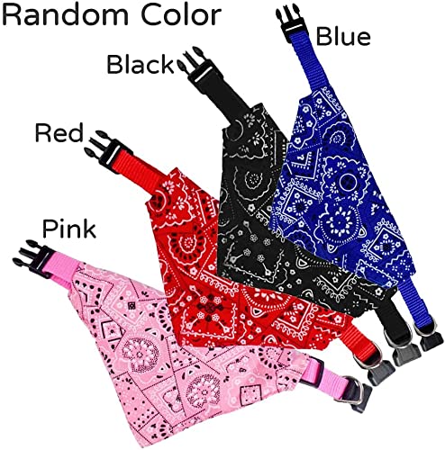 Ajustable Bufanda Mascotas, Taozoey Gatos Perro de Moda Bandana Collar, Triangulares para Mascotas Bandana Collar, Baberos Lavable para Mascotas, Linda Decoración, Random 3pcs Color (M)