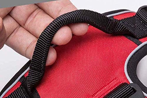 Ajustable Cómodo Chaleco Con Cinturón De Para Mascotas Grande Adecuado Para Haz Reflectante Pitbull Adecuado Para Elevador De Perros Arnés Para Coche Deportes Para Perros Husky-xl 81-107cm Cofre_rojo