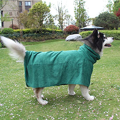 Albornoz para perro Toalla de secado Microfibra Toalla de baño de agua de rápida absorción Toalla de baño para gatos y mascotas Aseo Producto para mascotas Toalla de baño para mascotas de secado rápid