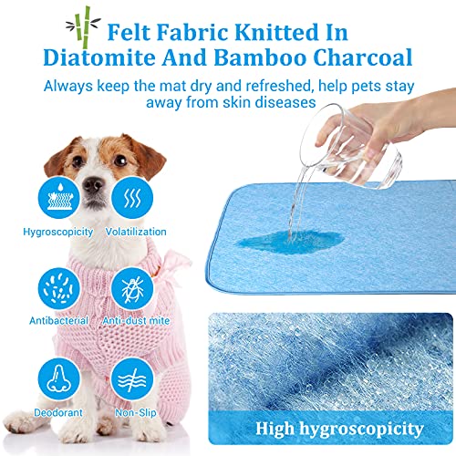 Alfombra Refrescante para Perros Gatos, Luxear Alfombrilla Refrescante para Mascotas Desodorante Antibacterianas Antimoho Antiácaros 70x90cm ARC-Chill Q-MAX＞0,4 Colchonetas Camas para Perro, Azul