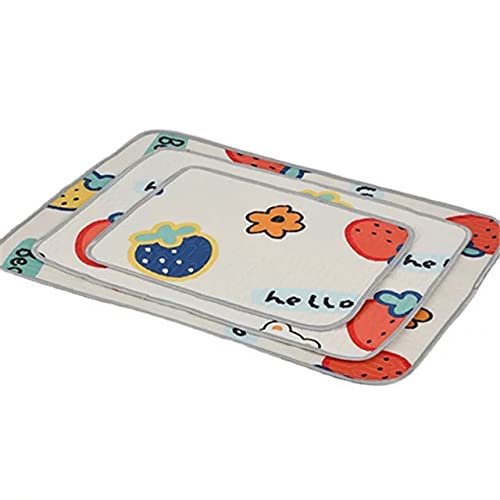 Alfombrilla de aire acondicionado para mascotas, cama de gato, de látex, antideslizante, resistente a la suciedad, para perros, para gatos y perros, 23.6 x 19.8 pulgadas