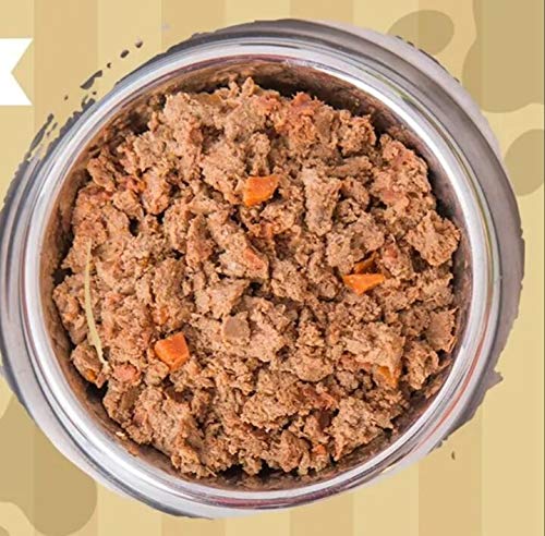 Alimento Natural casero para Perros, húmedo con Carne Fresca y Verduras Frescas - 90% Carne Knatur (12x600gr) (Salmón)