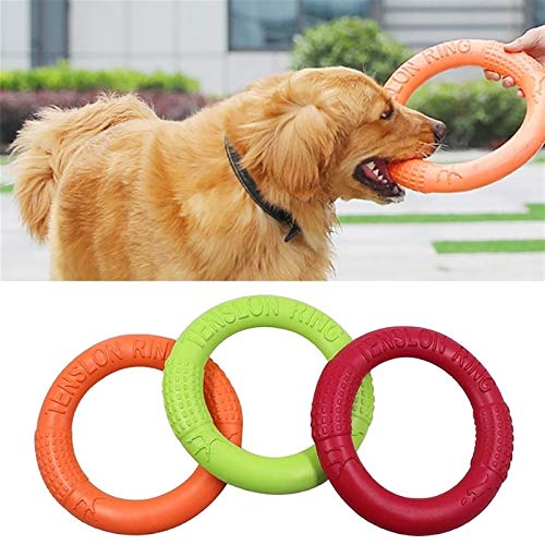 Alimentos para mascotas Juguetes for mascotas - mascotas Frisbee Dog Training anillo tirador de Bite-resistentes flotantes cachorros de juguete al aire libre juego interactivo del suministro del produ