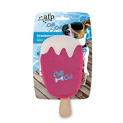 All For Paws Chill Out - Juguete masticable para perros con helado de arándanos, 2,5 kg (helado Stawberry)