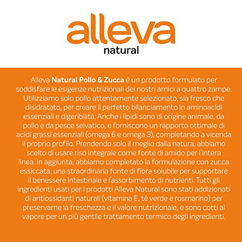 Alleva Natural Puppy Chicken & Pumpkin Medium kg 0,800