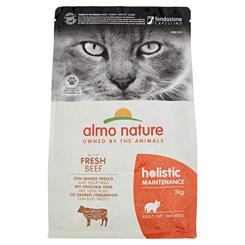 ALMO NATURE Holistic manzo secco gatto kg. 2 - Mangimi secchi per gatti