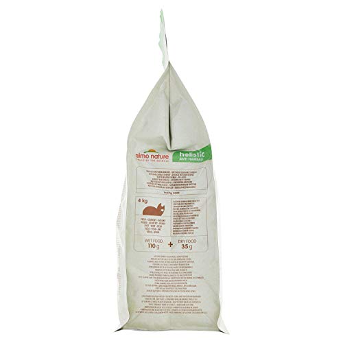 Almo Nature Pienso para Gatos Adultos Salmón Anti-Hairball (2 kg). Comida para Gatos Grandes Natural. Alimento Balanceado Seco, Alto en Proteínas