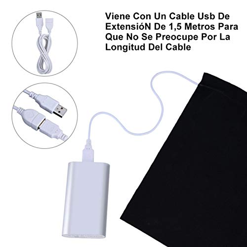 Almohadilla calefactora para mascotas, almohadilla calefactora de tela eléctrica USB de 5V Elemento calefactor 1 pieza para asiento de ropa Calentador de mascotas 35 ℃‑50 ℃