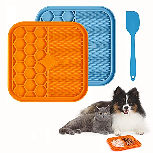 Almohadilla Para Lamer Mascotas, Almohadilla Para Lamer Perros, Alimentador Lento, Con Espátula De Silicona, Utilizada Para Bañarse, Entrenar y Cuidar Las Patas