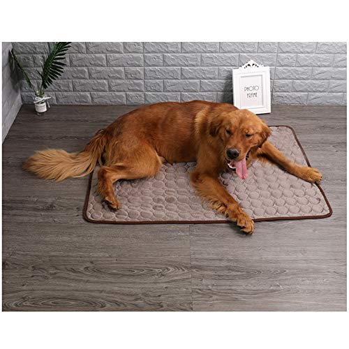 Almohadilla refrescante de enfriamiento para Perros Almohadilla autoenfriada Seda fría Alfombra de Verano Cama para Dormir para Mascotas Sofá Cojín La esterilla de enfriamiento para perros y gatos