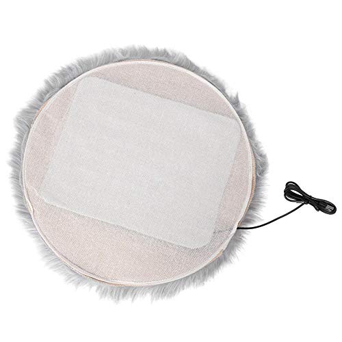 Almohadilla térmica para gatos, manta eléctrica impermeable para mascotas, pequeña antideslizante para gatos domésticos(Imitation mink grey)