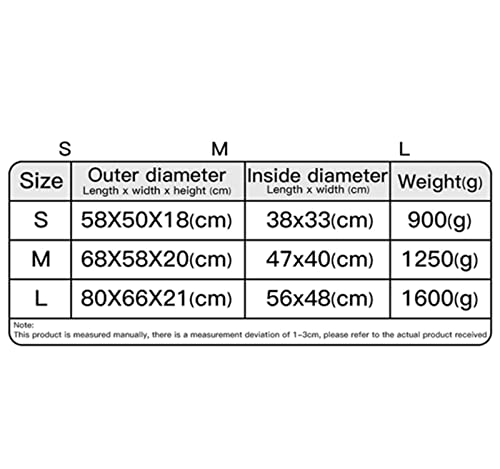 Almohadilla Universal para Mascotas, Almohadilla para Perros, Perrera, Cama para Mascotas de Color Caramelo, sofá para Mascotas, tamaño para Gatos y Perros, artefacto de protección cálida,58X50X18cm