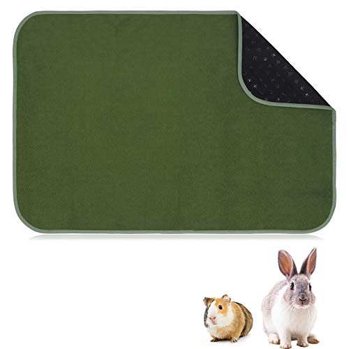 Almohadillas para PIS de Jaula de cobaya, Forro Polar de Coral para Conejos, Ropa de Cama para Chinchillas, Alfombrilla Absorbente para jaulas para Animales pequeños, Apto para jaulas C&C 2x3