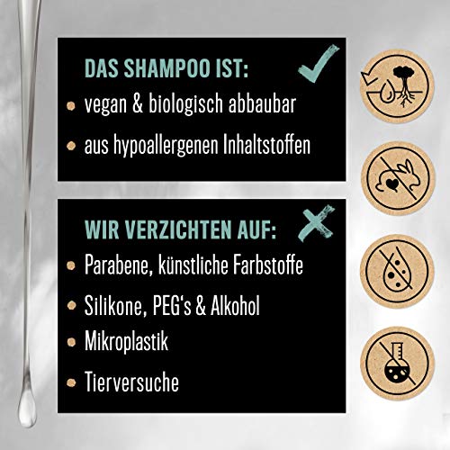 alphazoo Every-Day Champú de cuidado Perro y gato 200 ml, champú para el cuidado del pelaje con coco y laurel, brillo del pelaje, piel vital, orgánico y vegano, pH neutro, champú natural