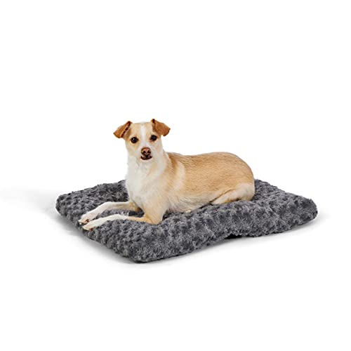 Amazon Basics - Cama para mascotas - 0,58 m, gris en espiral