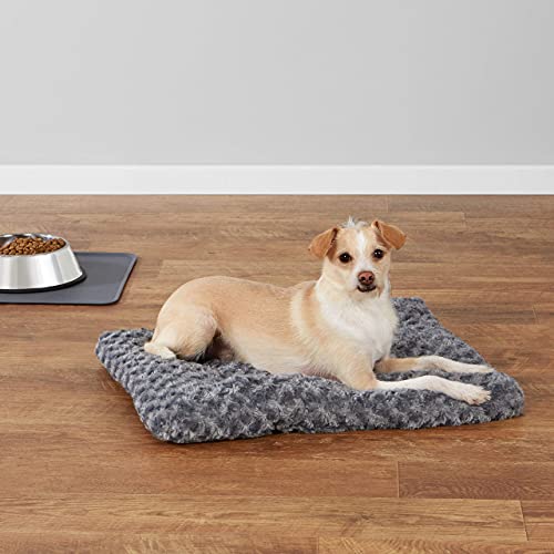 Amazon Basics - Cama para mascotas - 0,58 m, gris en espiral