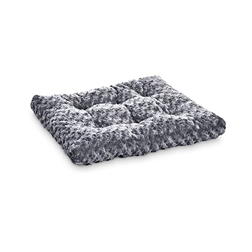 Amazon Basics - Cama para mascotas - 1,16 m, gris en espiral