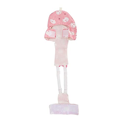 AMONIDA Ropa de pájaro, pañal de pájaro cómodo Lavable, para Mini Loro(S, Pink Rabbit)