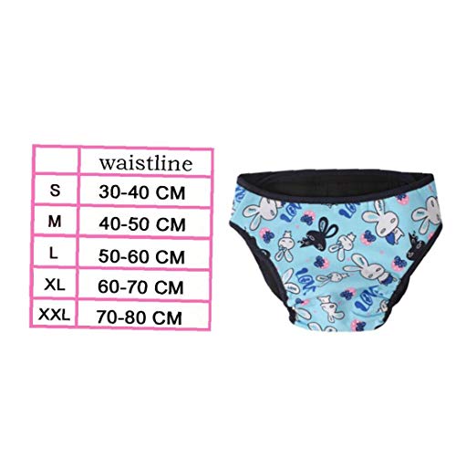 AMOYER Perro De Mascota Pantalones Fisiológicos Reutilizable Sanitaria Pantalones Cortos Bragas Menstruación