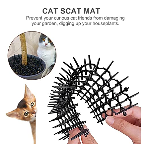 Angoily 24 Unids Gato Spikes Pequeñas Pistas Petas Picaciones Picaciones Pájaro Pájaro Aire Libre Deterrente Spike Anti Kitten Spikes For Window Buzón Suministros