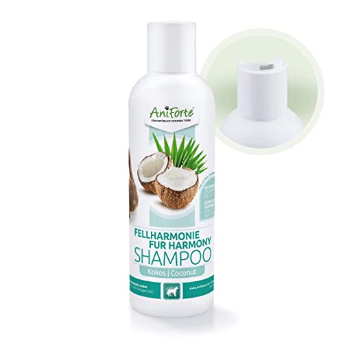 AniForte Champú para perros - con extracto de aceite de coco y aloe vera 200 ml - Champú de coco para perros