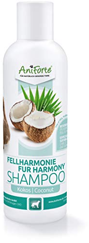 AniForte Champú para perros - con extracto de aceite de coco y aloe vera 200 ml - Champú de coco para perros