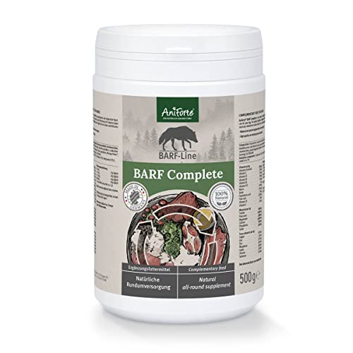 AniForte Complete Polvo para alimentación cruda 500g - Cuidado Integral Barf para Perros