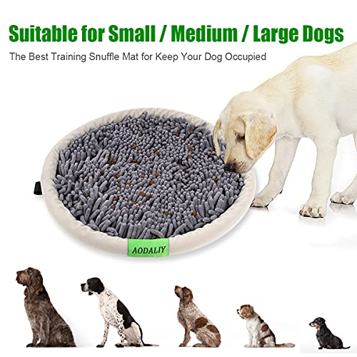 Antideslizante Alfombra Olfativa Perros Snuffle Mat, 【Lavable a Máquina / a Mano】 Alfombrillas de Adiestramiento para Perros Fomentar Las Habilidades de Búsqueda Natural y Aliviar el estrés