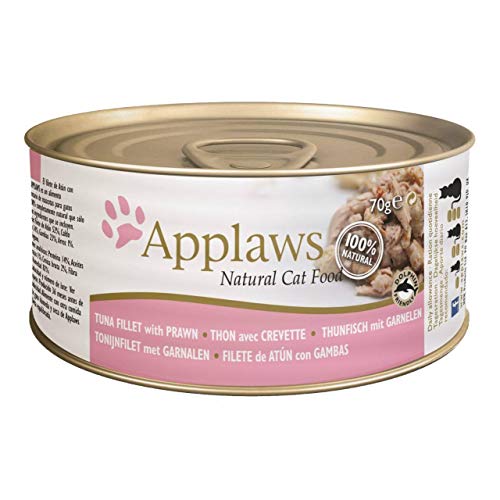 Applaws Lata con Filete de Atun y Gambas para Gato