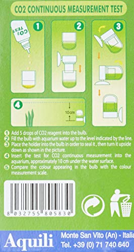 Aquili TST021 Test CO2, reactivo 18 ml y ampolla de plástico