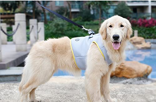 Arnés del Perro del Verano del Chaleco De Refrigeración del Arnés De 7 Tamaños para Pequeñas y Grandes Perros De Malla Chaleco Arnés del Animal Doméstico Golpe De Calor Prevención