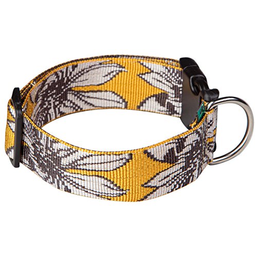 Arppe 4224012013 Collar Regulable Nylon Hawái, Amarillo