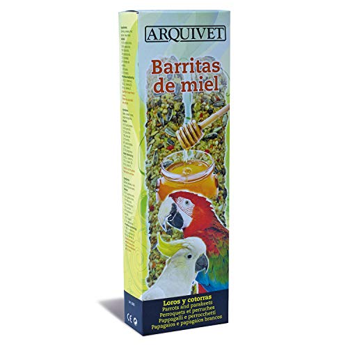 Arquivet Barritas de miel para loros y cotorras - 150 g