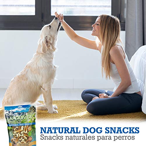 Arquivet Huesitos de Pato con Calcio - 1kg - Natural Dog Snacks - Snacks Perros - 100% Natural - chuches Perros - premios Perros - golosinas Perros - Snacks Naturales - Producto Light