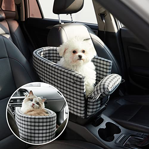 asiento pequeño de coche para mascotas con asa | adecuado para todo tipo de mascotas de pequeño tamaño | Da seguridad | Tiene buenas vistas al exterior|cálido adecuado para la gran mayoría de coches