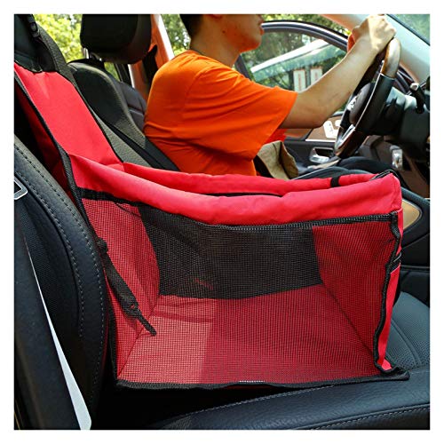 Asientos de Coche para Perros, Asientos de Coche para Perros pequeños Hamaca Plegable Cama para Perros Asiento Delantero de Coche r Transportines para Mascotas Bolsas de Malla Caring Cat Basket Impe