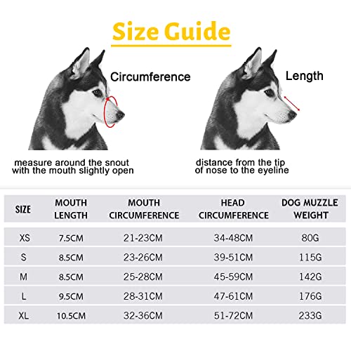 Auflosung Bozal De para Perros bozales de Silicona de Cesta Suave para Perros Bozal Transpirable Ajustable Evita Morder Masticar Y Ladrar,para Perros,para Perros Grandes, Medianos,PequeñOs(S, Yellow)