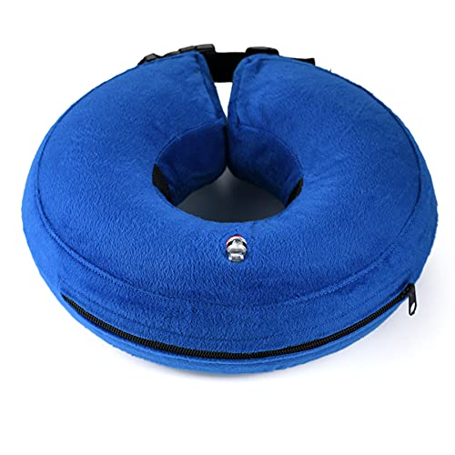 Avaner Collarín hinchable para mascotas, perro, gato, cómodo, con hebilla, apoyo cervical ajustable después de cirugías y lesiones (XL)