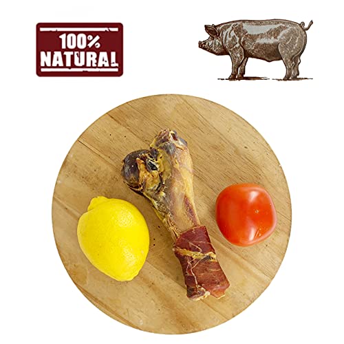 AVANZONA Golosinas para Perros, Hueso con Jamon de Cerdo, 100% Natural, Snacks de Larga Duración, Sabrosos, Nutritivos y Masticables para Perros Pequeños, Medianos y Grandes.