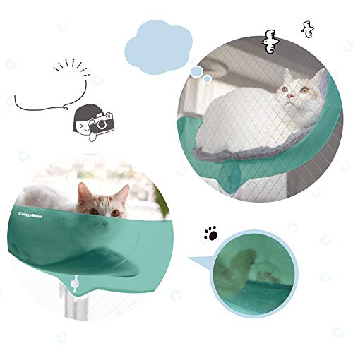 B-1 Colchon Perro Lavable De Felpa, Cat Window Perch Hamaca Cat Nest Window Ventosas Asiento Cat Sunbath Estantes Hamaca Cama