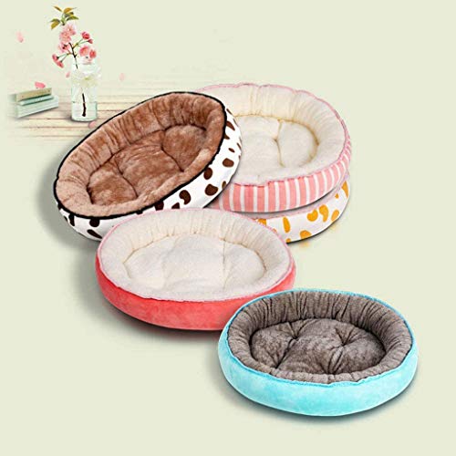 B-1 Portátil Cálido Suave Y Cómodo Perrera, Cama para Perros Perro Gato Mascota Colchón Lavable Almohada Cojín Cama De Algodón PP con Parte Inferior Antideslizante,M