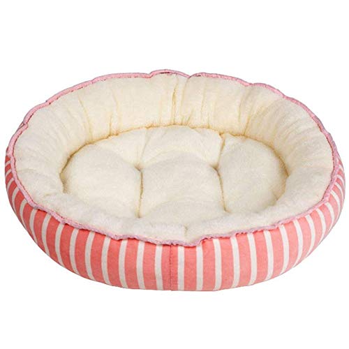 B-1 Portátil Cálido Suave Y Cómodo Perrera, Cama para Perros Perro Gato Mascota Colchón Lavable Almohada Cojín Cama De Algodón PP con Parte Inferior Antideslizante,M