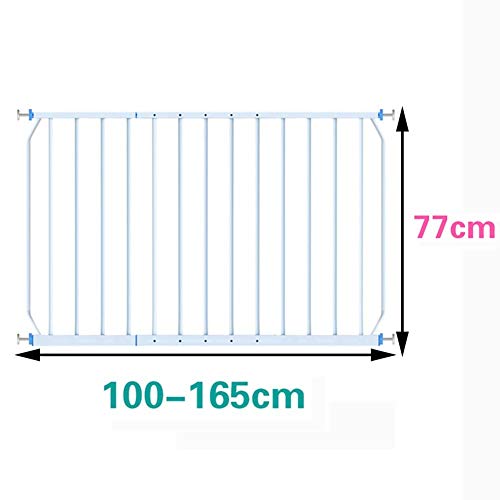 Baby Gates Escaleras Seguridad Interior Extra alto y ancho Extensión de puerta extensible Puertas for perros Valla for mascotas Metal, Ventana Balcón Barandilla Valla Seguridad for niños Protección W8