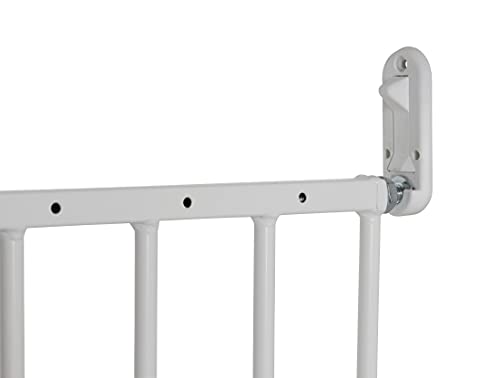 BabyDan - Puerta de seguridad extensible extra alta, color blanco