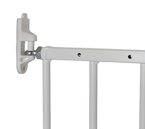 BabyDan - Puerta de seguridad extensible extra alta, color blanco