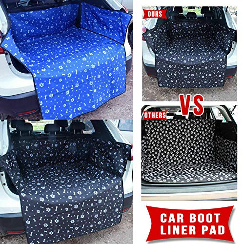 Baceyong - Cojín de asiento delantero para mascotas, protector universal para mascotas, protección para parachoques de forro de botas de coche de perro, impermeable