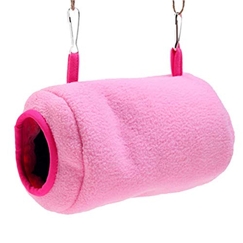 BAEDEE Cama Conejo Camas para Gatos Camas de Conejo para Interiores Hurón hamacas Conejo de la Cama Guinea Cerdo Hamaca Hamacas de Rata para Jaula Pink