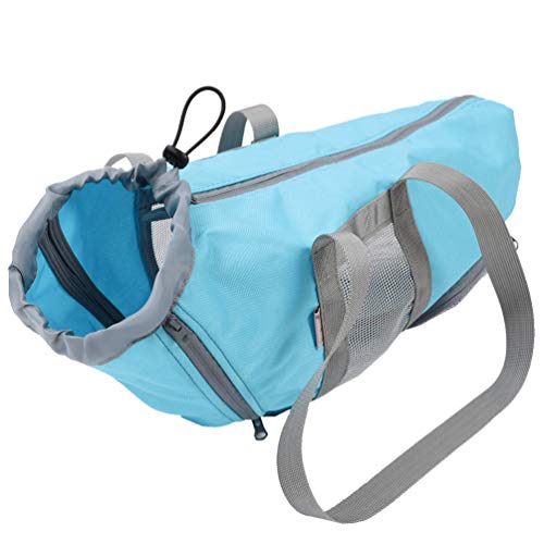 Balacoo Bolsa de retención para gatos, bolsa de transporte y cuidado para las visitas al veterinario, administración de medicamentos, cuidado de los dientes, baño, corte de uñas y conducción.